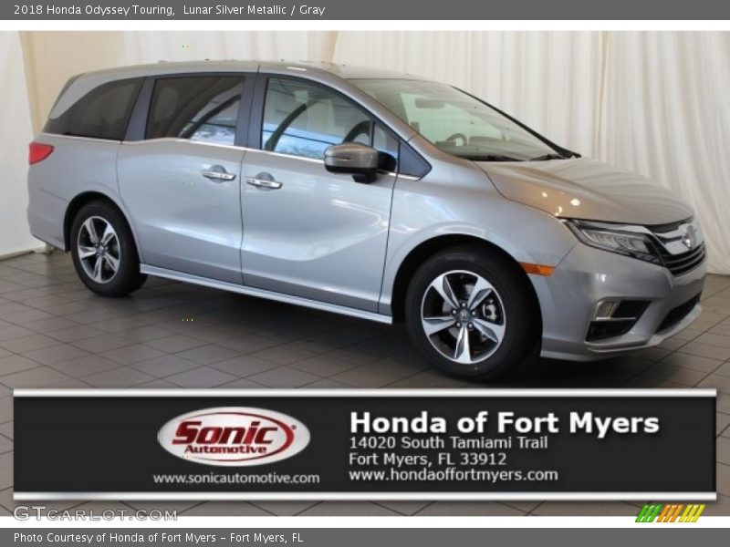 Lunar Silver Metallic / Gray 2018 Honda Odyssey Touring