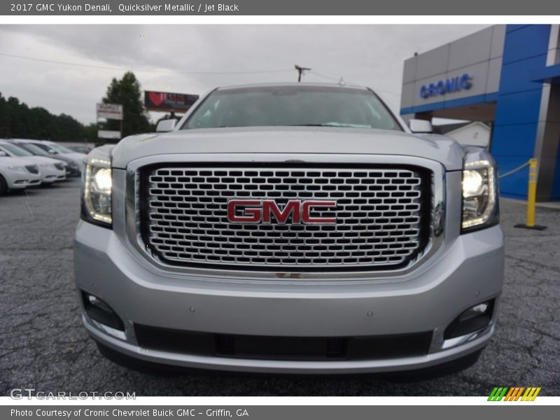 Quicksilver Metallic / Jet Black 2017 GMC Yukon Denali