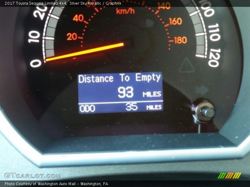 Silver Sky Metallic / Graphite 2017 Toyota Sequoia Limited 4x4