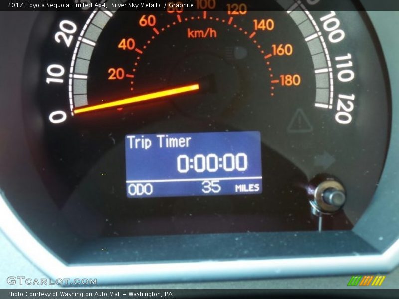 Silver Sky Metallic / Graphite 2017 Toyota Sequoia Limited 4x4