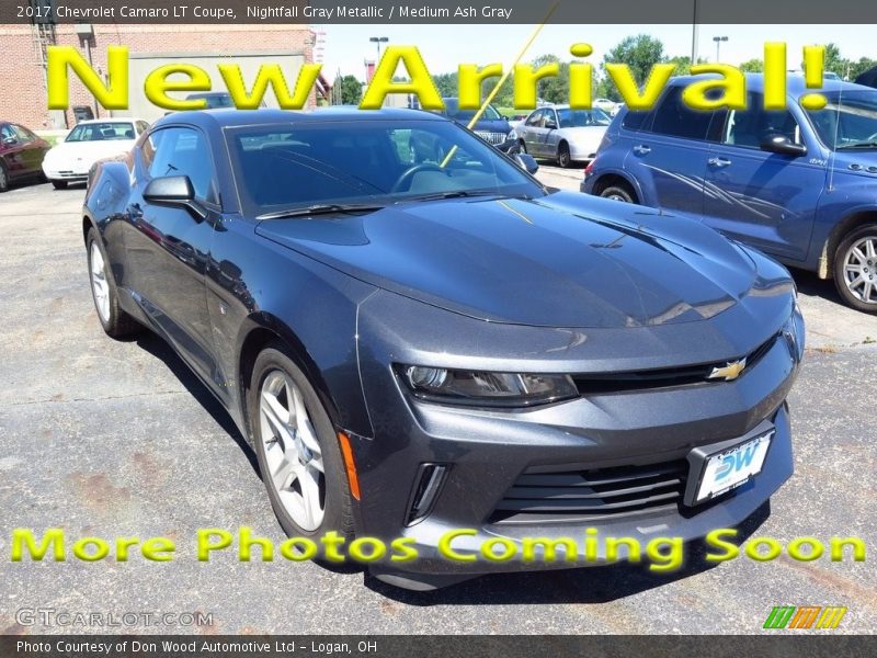 Nightfall Gray Metallic / Medium Ash Gray 2017 Chevrolet Camaro LT Coupe