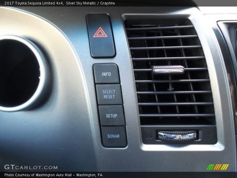 Silver Sky Metallic / Graphite 2017 Toyota Sequoia Limited 4x4