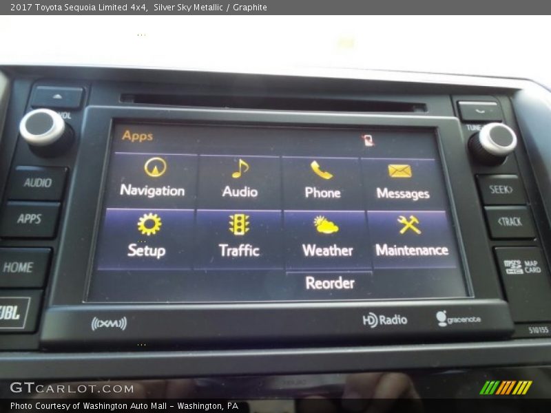 Silver Sky Metallic / Graphite 2017 Toyota Sequoia Limited 4x4