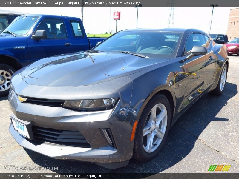 Nightfall Gray Metallic / Medium Ash Gray 2017 Chevrolet Camaro LT Coupe