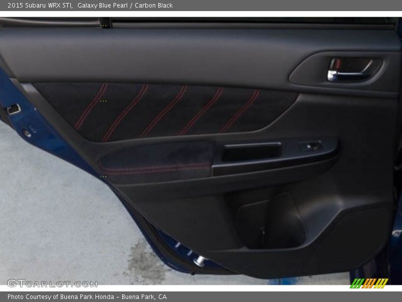 Galaxy Blue Pearl / Carbon Black 2015 Subaru WRX STI