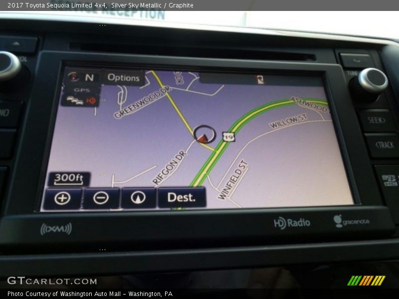 Silver Sky Metallic / Graphite 2017 Toyota Sequoia Limited 4x4