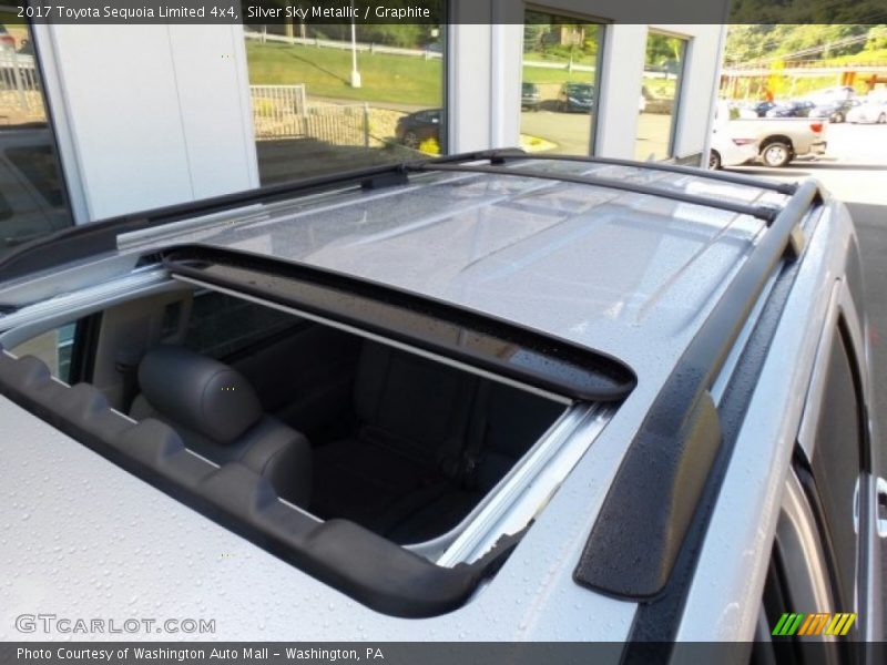 Silver Sky Metallic / Graphite 2017 Toyota Sequoia Limited 4x4