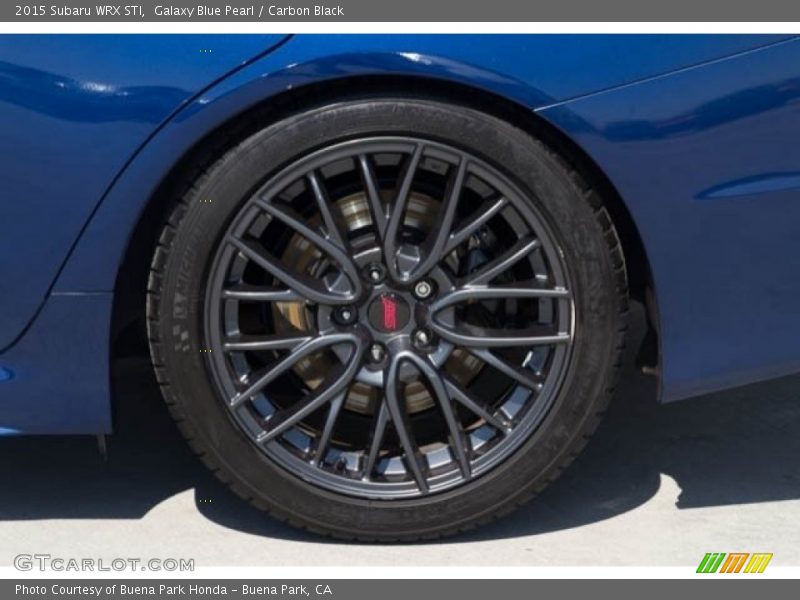 Galaxy Blue Pearl / Carbon Black 2015 Subaru WRX STI