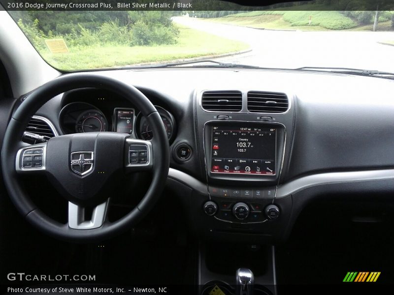 Billet Silver Metallic / Black 2016 Dodge Journey Crossroad Plus