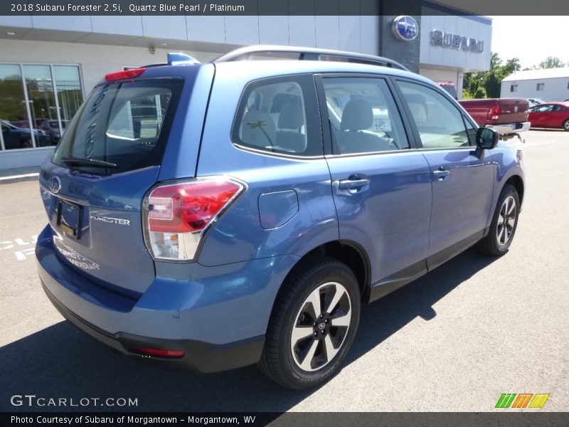 Quartz Blue Pearl / Platinum 2018 Subaru Forester 2.5i