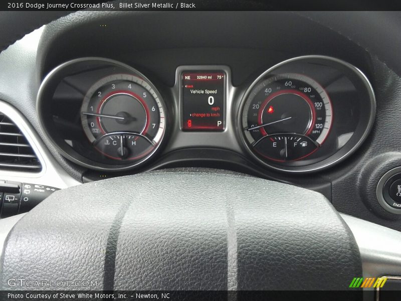 Billet Silver Metallic / Black 2016 Dodge Journey Crossroad Plus