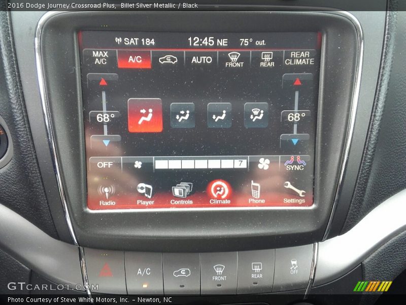 Billet Silver Metallic / Black 2016 Dodge Journey Crossroad Plus