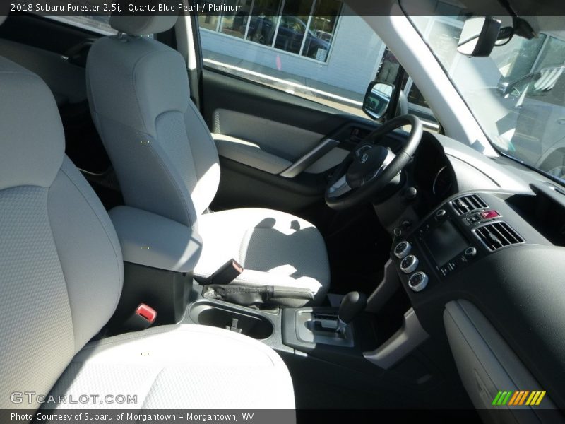 Quartz Blue Pearl / Platinum 2018 Subaru Forester 2.5i