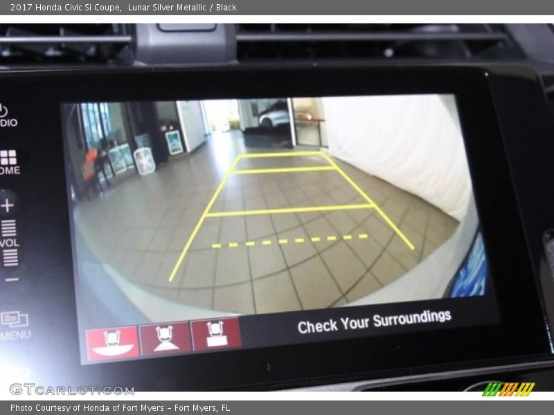 Lunar Silver Metallic / Black 2017 Honda Civic Si Coupe