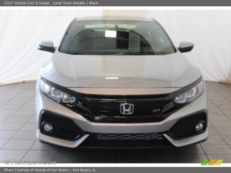 Lunar Silver Metallic / Black 2017 Honda Civic Si Sedan