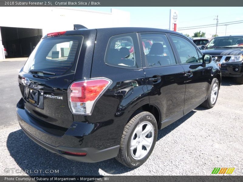 Crystal Black Silica / Black 2018 Subaru Forester 2.5i