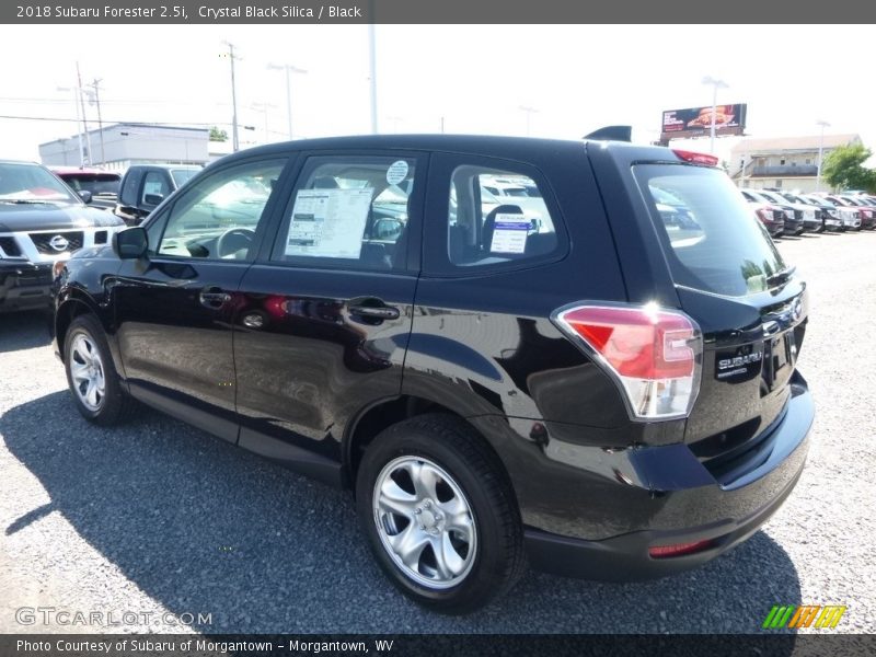 Crystal Black Silica / Black 2018 Subaru Forester 2.5i