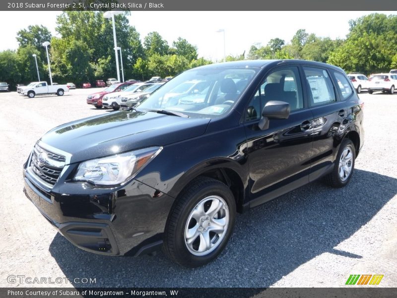 Crystal Black Silica / Black 2018 Subaru Forester 2.5i