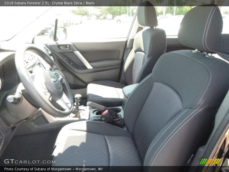 Crystal Black Silica / Black 2018 Subaru Forester 2.5i