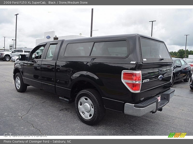 Black / Stone/Medium Stone 2009 Ford F150 XL SuperCab