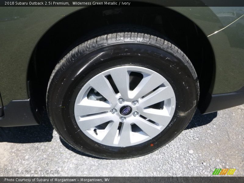 Wilderness Green Metallic / Ivory 2018 Subaru Outback 2.5i Premium