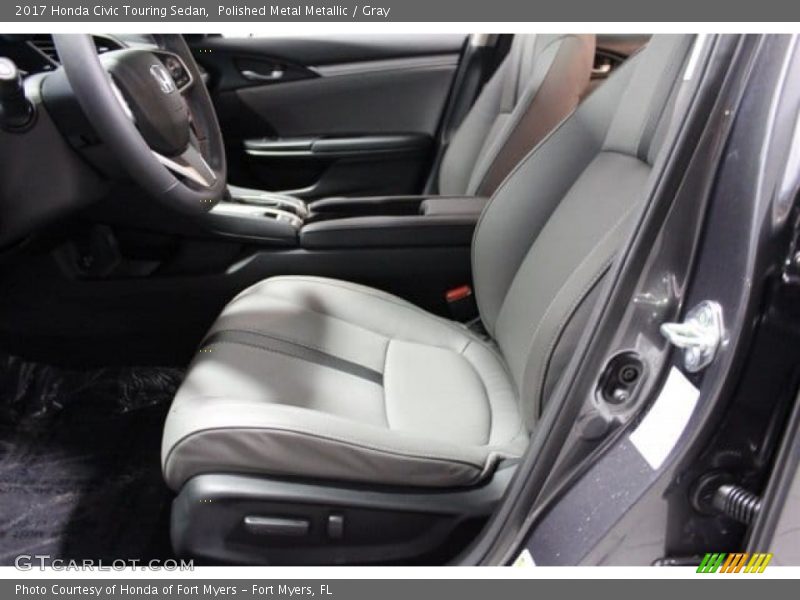 Polished Metal Metallic / Gray 2017 Honda Civic Touring Sedan