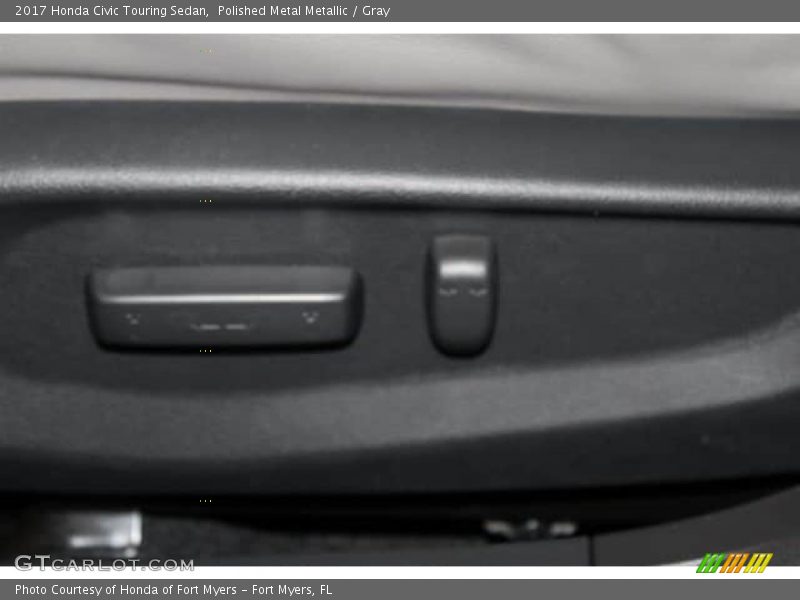 Polished Metal Metallic / Gray 2017 Honda Civic Touring Sedan
