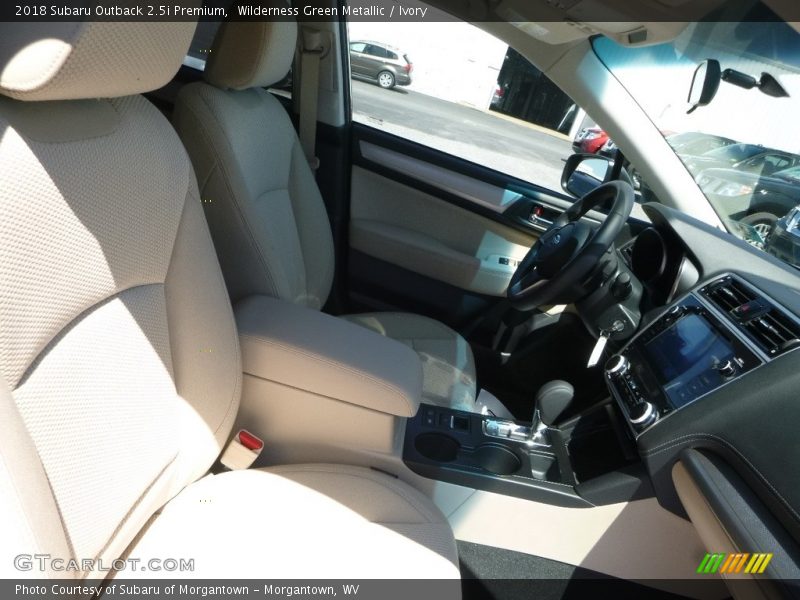 Wilderness Green Metallic / Ivory 2018 Subaru Outback 2.5i Premium