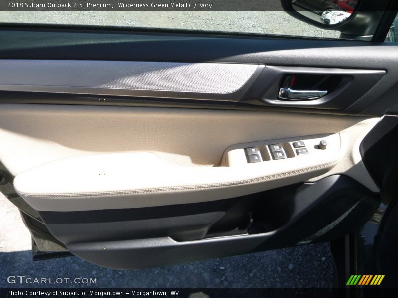 Wilderness Green Metallic / Ivory 2018 Subaru Outback 2.5i Premium