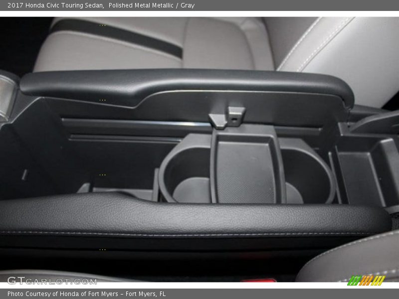 Polished Metal Metallic / Gray 2017 Honda Civic Touring Sedan