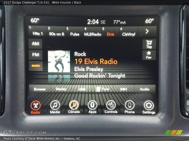 White Knuckle / Black 2017 Dodge Challenger T/A 392