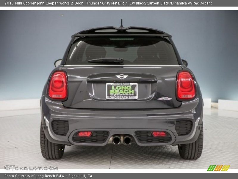 Thunder Gray Metallic / JCW Black/Carbon Black/Dinamica w/Red Accent 2015 Mini Cooper John Cooper Works 2 Door