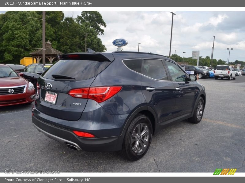 Marlin Blue / Gray 2013 Hyundai Santa Fe Sport