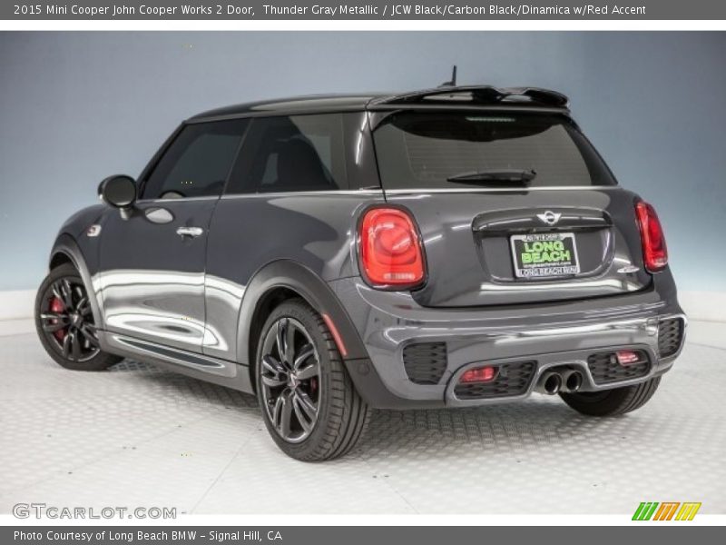 Thunder Gray Metallic / JCW Black/Carbon Black/Dinamica w/Red Accent 2015 Mini Cooper John Cooper Works 2 Door