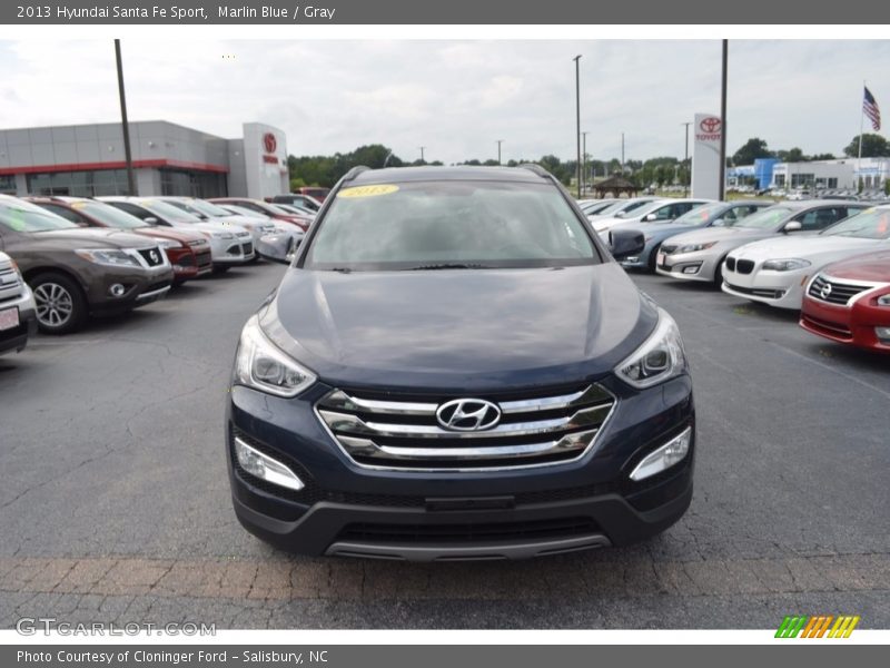 Marlin Blue / Gray 2013 Hyundai Santa Fe Sport