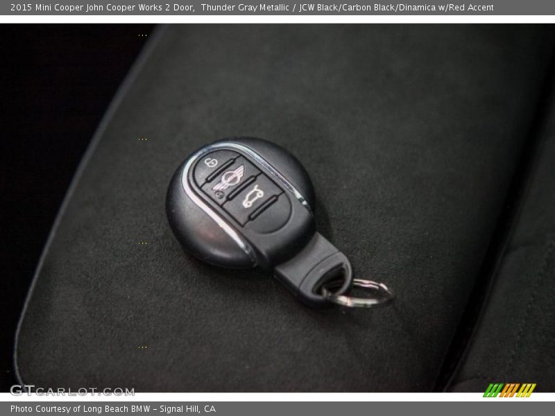 Thunder Gray Metallic / JCW Black/Carbon Black/Dinamica w/Red Accent 2015 Mini Cooper John Cooper Works 2 Door