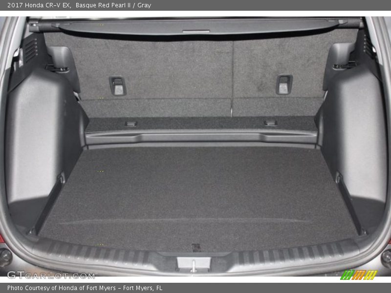 Basque Red Pearl II / Gray 2017 Honda CR-V EX