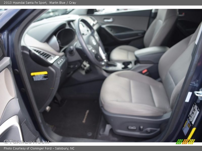 Marlin Blue / Gray 2013 Hyundai Santa Fe Sport