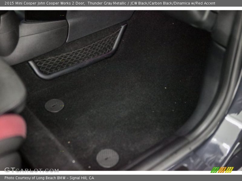 Thunder Gray Metallic / JCW Black/Carbon Black/Dinamica w/Red Accent 2015 Mini Cooper John Cooper Works 2 Door