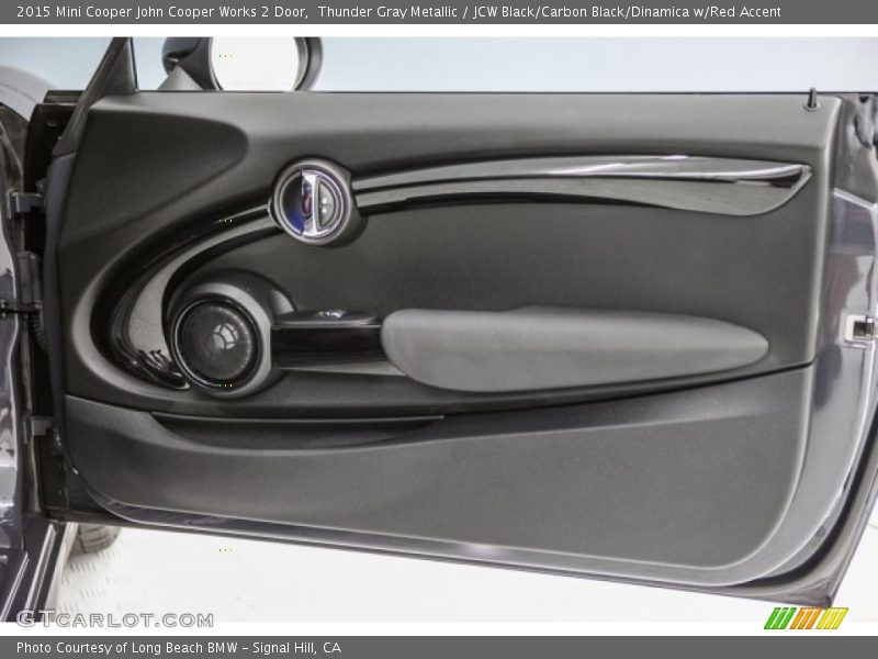Thunder Gray Metallic / JCW Black/Carbon Black/Dinamica w/Red Accent 2015 Mini Cooper John Cooper Works 2 Door