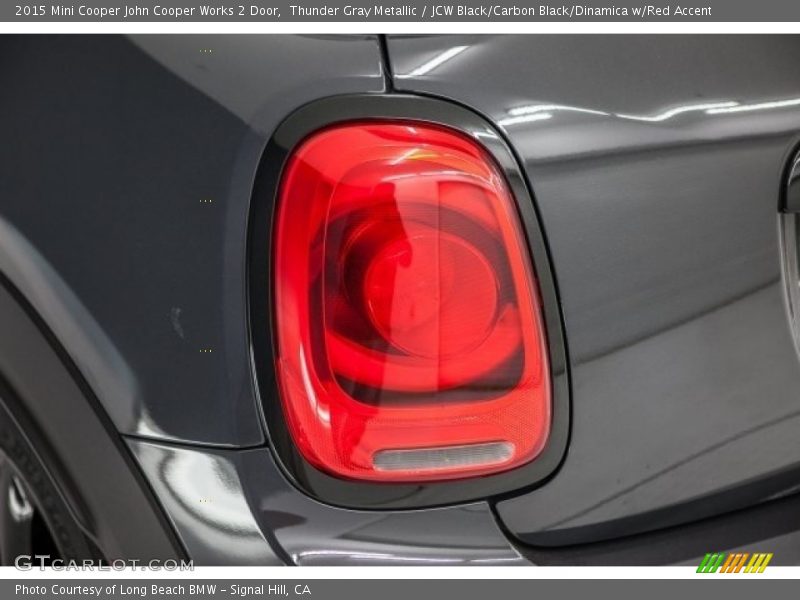 Thunder Gray Metallic / JCW Black/Carbon Black/Dinamica w/Red Accent 2015 Mini Cooper John Cooper Works 2 Door