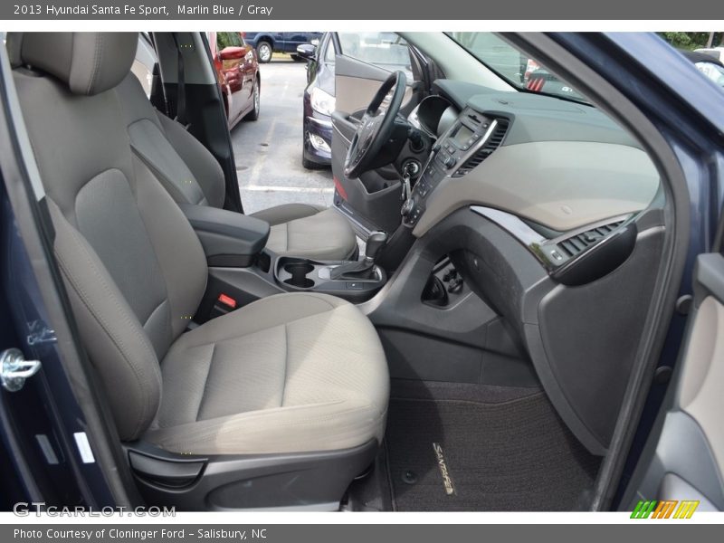 Marlin Blue / Gray 2013 Hyundai Santa Fe Sport