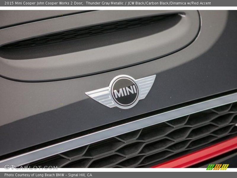 Thunder Gray Metallic / JCW Black/Carbon Black/Dinamica w/Red Accent 2015 Mini Cooper John Cooper Works 2 Door