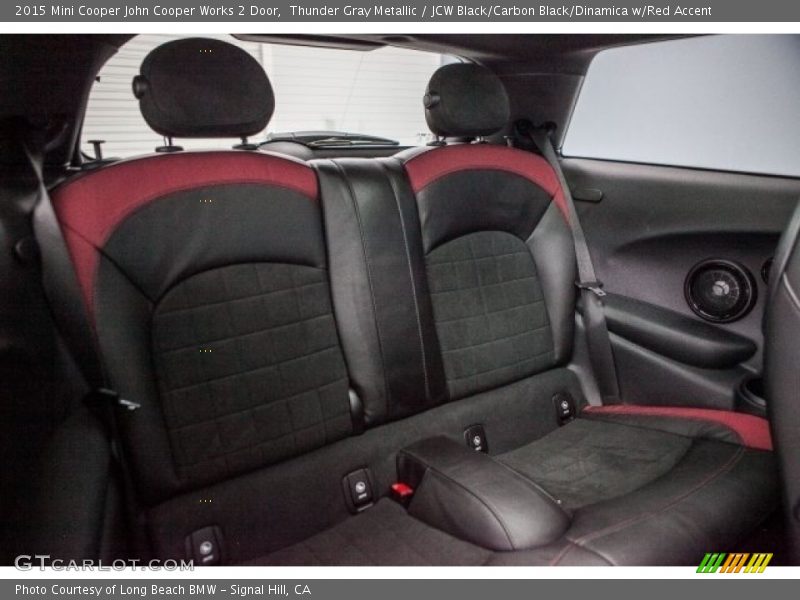 Thunder Gray Metallic / JCW Black/Carbon Black/Dinamica w/Red Accent 2015 Mini Cooper John Cooper Works 2 Door