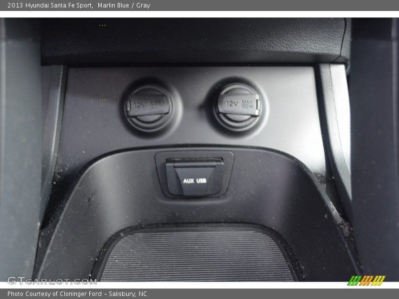 Marlin Blue / Gray 2013 Hyundai Santa Fe Sport