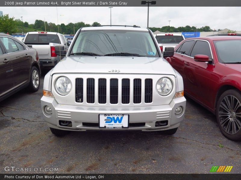 Bright Silver Metallic / Dark Slate Gray 2008 Jeep Patriot Limited 4x4