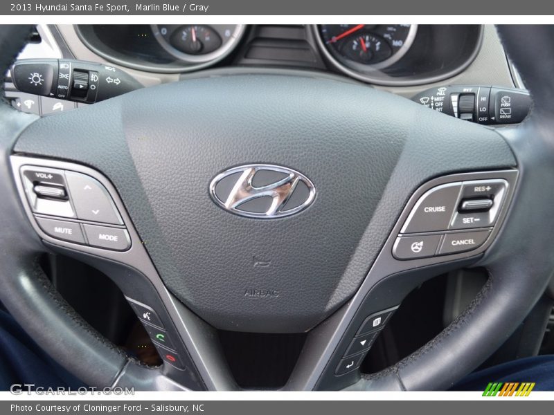 Marlin Blue / Gray 2013 Hyundai Santa Fe Sport