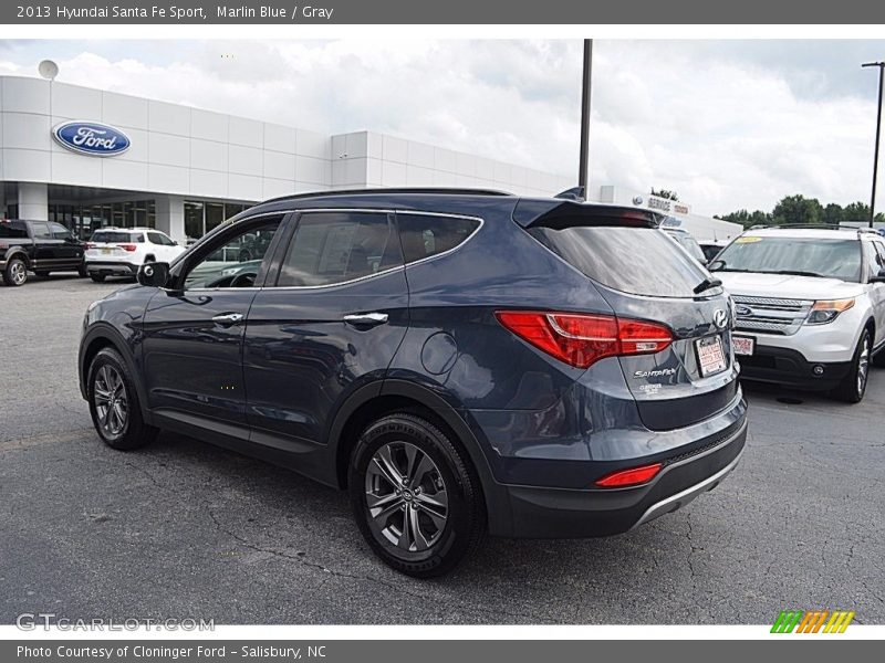 Marlin Blue / Gray 2013 Hyundai Santa Fe Sport