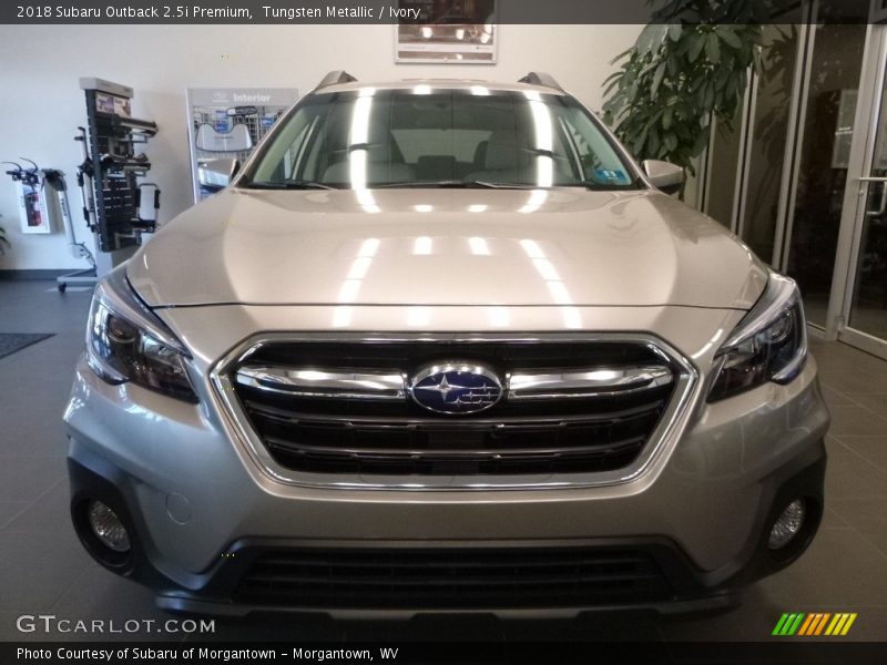 Tungsten Metallic / Ivory 2018 Subaru Outback 2.5i Premium