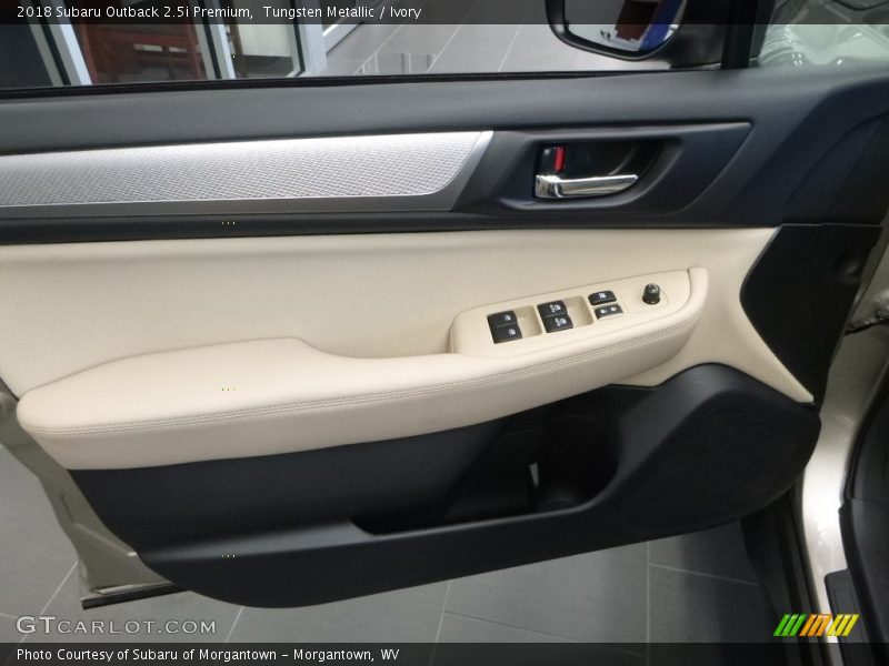 Tungsten Metallic / Ivory 2018 Subaru Outback 2.5i Premium